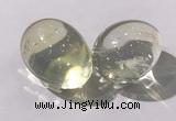 CDN1338 35*45mm egg-shaped glass decorations wholesale