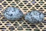 CDN349 35*50mm egg-shaped sesame jasper decorations wholesale