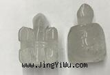 CDN450 38*55*28mm turtle white crystal decorations wholesale