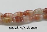 CDQ30 15.5 inches 6*10mm rice natural red quartz beads wholesale