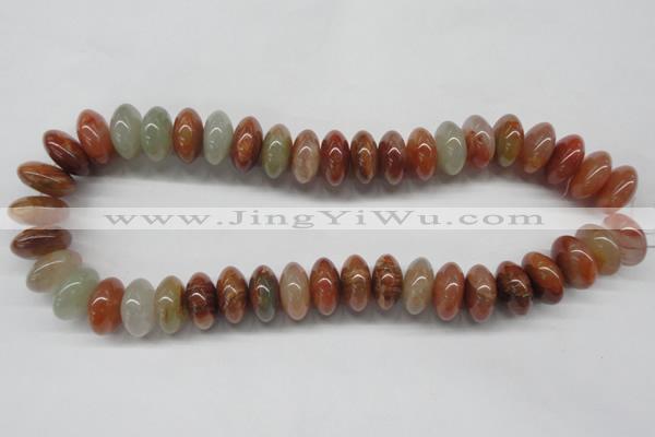 CDQ32 15.5 inches 10*18mm rondelle natural red quartz beads wholesale