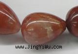 CDQ40 15.5 inches 22*30mm teardrop natural red quartz beads