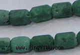 CDQ606 8 inches 6*8mm drum druzy quartz beads wholesale