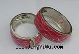 CEB139 25mm width gold plated alloy with enamel bangles wholesale