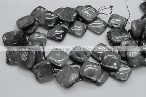 CEE18 15.5 inches 30*30mm diamond eagle eye jasper beads wholesale