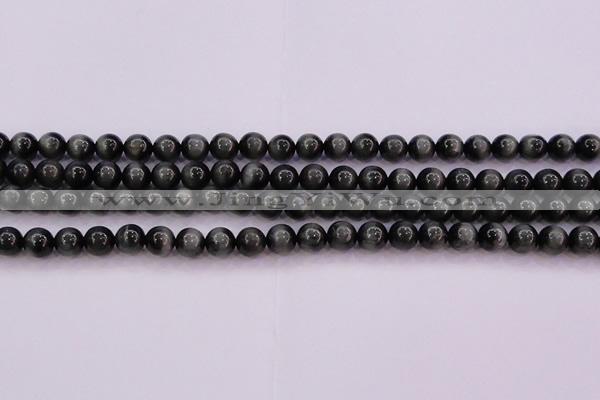 CEE502 15.5 inches 8mm round AAA grade green eagle eye jasper beads