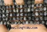 CEE519 15.5 inches 6mm round eagle eye jasper beads wholesale