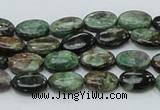 CEM11 15.5 inches 8*12mm oval emerald gemstone beads wholesale