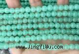 CEQ301 15.5 inches 6mm round green sponge quartz beads