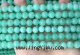 CEQ302 15.5 inches 8mm round green sponge quartz beads