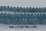 CEQ31 15.5 inches 2*4mm faceted rondelle blue sponge quartz beads