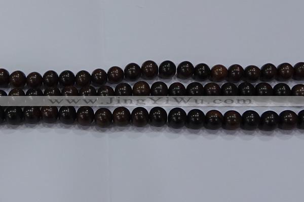 CEY53 15.5 inches 10mm round ebony wood beads wholesale