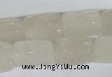 CFG545 15.5 inches 15*20mm carved brick white jade beads