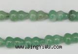 CFG65 15.5 inches 8*13mm carved calabash green aventurine beads