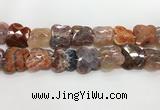 CFG974 15.5 inches 30*33mm carved butterfly fire agate beads
