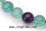 CFL05 AA grade round 12mm natural fluorite beads Wholesale