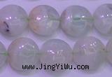 CFL1209 15.5 inches 12mm flat round green fluorite gemstone beads