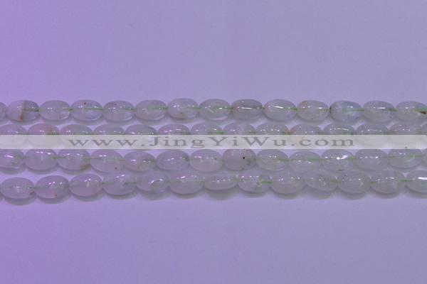 CFL1216 15.5 inches 8*12mm oval green fluorite gemstone beads