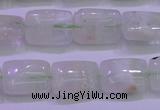 CFL1223 15.5 inches 8*12mm rectangle green fluorite gemstone beads