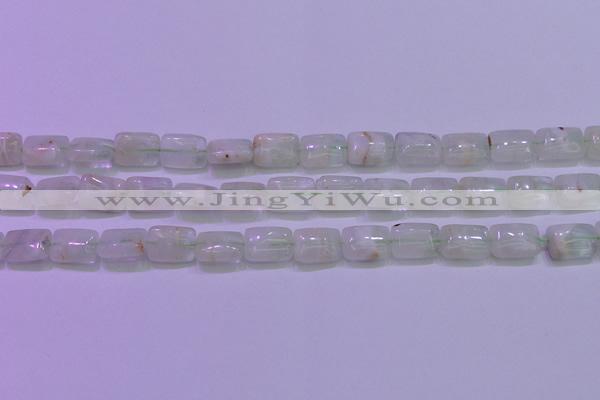 CFL1223 15.5 inches 8*12mm rectangle green fluorite gemstone beads