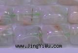 CFL1225 15.5 inches 12*16mm rectangle green fluorite gemstone beads