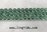 CFL1525 15.5 inches 12mm round green fluorite gemstone beads