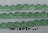 CFL602 15.5 inches 8mm round AB grade green fluorite beads wholesale