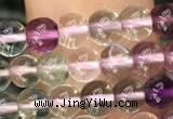 CFL917 15.5 inches 4mm round fluorite gemstone beads