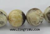 CFS06 15.5 inches 18mm round natural feldspar gemstone beads