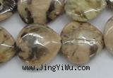 CFS12 15.5 inches 20*20mm heart natural feldspar gemstone beads