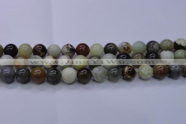CFW17 15.5 inches 16mm round flower jade beads wholesale