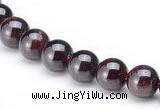 CGA17 4mm round natural garnet gemstone beads Wholesale
