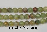 CGA202 15.5 inches 6mm round natural green garnet beads
