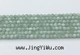 CGA911 15.5 inches 6mm faceted round green angel skin beads wholesale