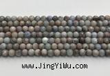 CGA920 15.5 inches 6mm faceted round blue angel skin beads wholesale