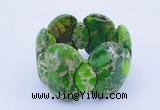 CGB151 8 inches fashion dyed imperial jasper gemstone stretchy bracelet