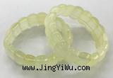 CGB3222 7.5 inches 12*20mm oval lemon quartz bracelets