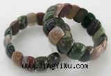 CGB3229 7.5 inches 12*20mm oval Indian agate bracelets