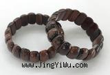 CGB3304 7.5 inches 10*20mm faceted oval red tiger eye bracelets