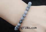 CGB5040 6mm, 8mm round grey picture jasper beads stretchy bracelets