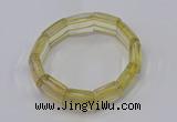 CGB670 7.5 inches 15*18mm lemon quartz bracelet wholesale