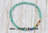 CGB7030 7 chakra 4mm peafowl agate beaded meditation yoga bracelets