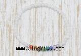 CGB7101 7 chakra 4mm white moonstone beaded meditation yoga bracelets
