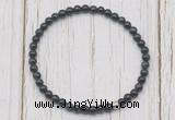CGB7207 4mm tiny blue tiger eye beaded meditation yoga bracelets