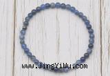 CGB7212 4mm tiny sodalite beaded meditation yoga bracelets