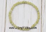 CGB7242 4mm tiny China jade beaded meditation yoga bracelets