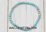 CGB7283 4mm tiny sea sediment jasper beaded meditation yoga bracelets