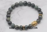 CGB7367 8mm kambaba jasper bracelet with buddha for men or women