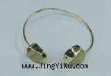 CGB778 13*18mm - 15*20mm freeform druzy agate gemstone bangles