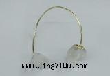 CGB782 13*18mm - 15*20mm nuggets druzy quartz gemstone bangles